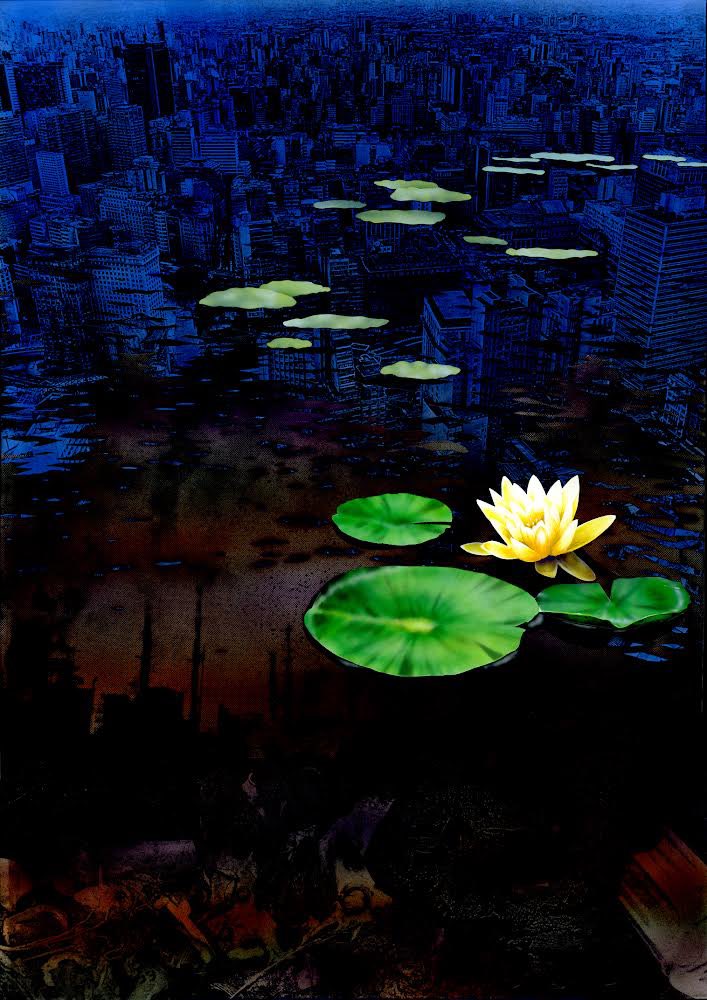 MitsuhikoYazawa's tweet image. 左上『#環境問題(無題)』
右上『#眠れる森の美女』
左下『#InsideOutside-#睡蓮-』
右下『#月の表情』