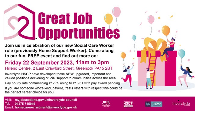 The Trust will be in Hillend Centre today!! Have any questions about Employability? Come along! If you'd like any help with CVs or application support? Please call us on 01475 553343 or email appointments@the-trust.org.uk