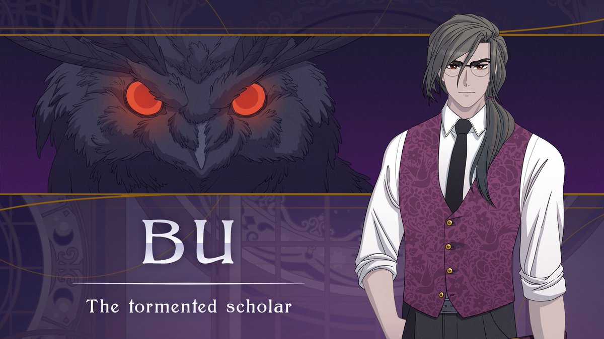 El Bú is a huge, dark, anthropomorphic owl with enormous wings and piercing red eyes that can paralyze its victims. 

In #MythicLove we call him Professor Bu, as he has been studying the bridge between human and myth dimensions, where shadows are trapped.