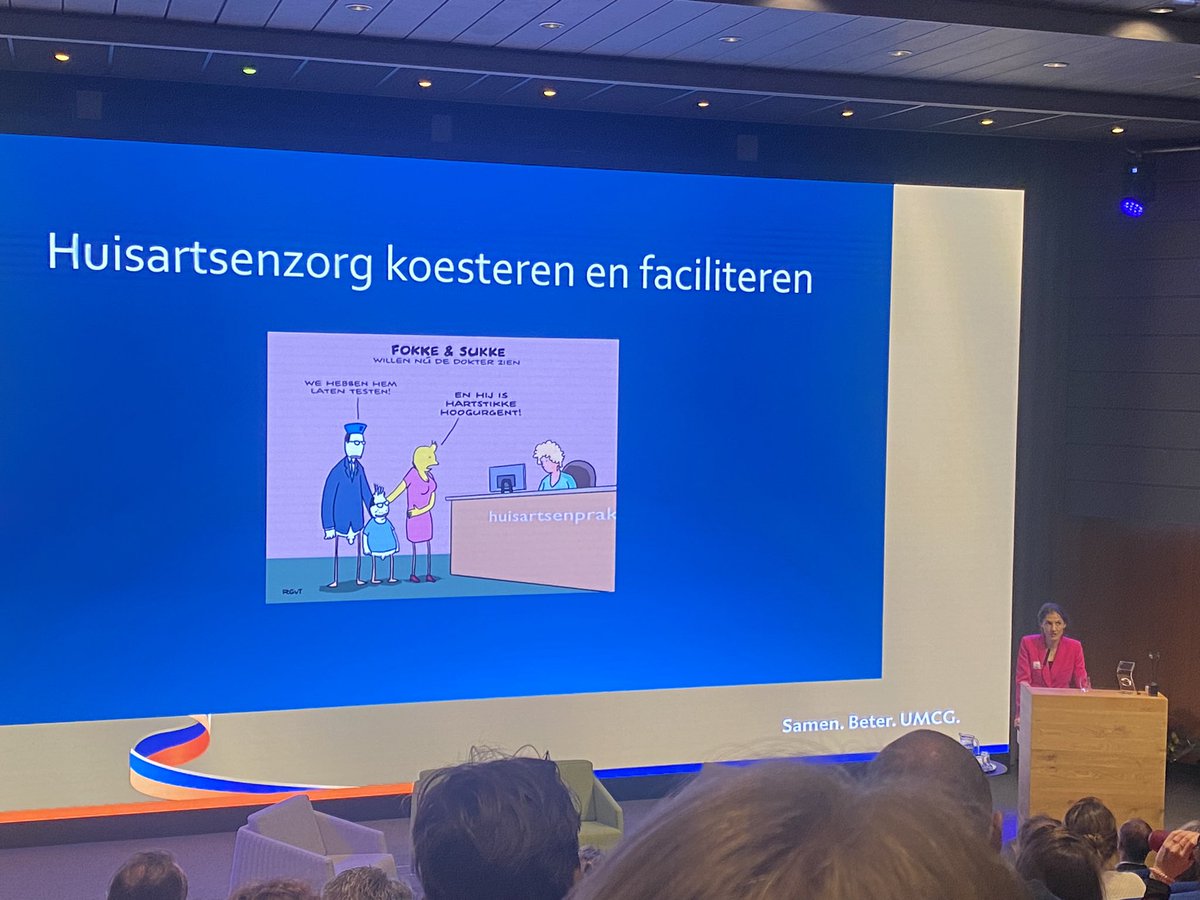 Danka Stuijver: “Er is niemand zo efficiënt als een huisarts” Laten we de huisarts koesteren en mensen laten zien wat een prachtige unieke positie we hebben in Nederland @nhgnieuws @LHVhuisartsen @eerstelijnInEen @Marco_Blanker @JochenCals @umcg @MaastrichtUMC @maasuniversity