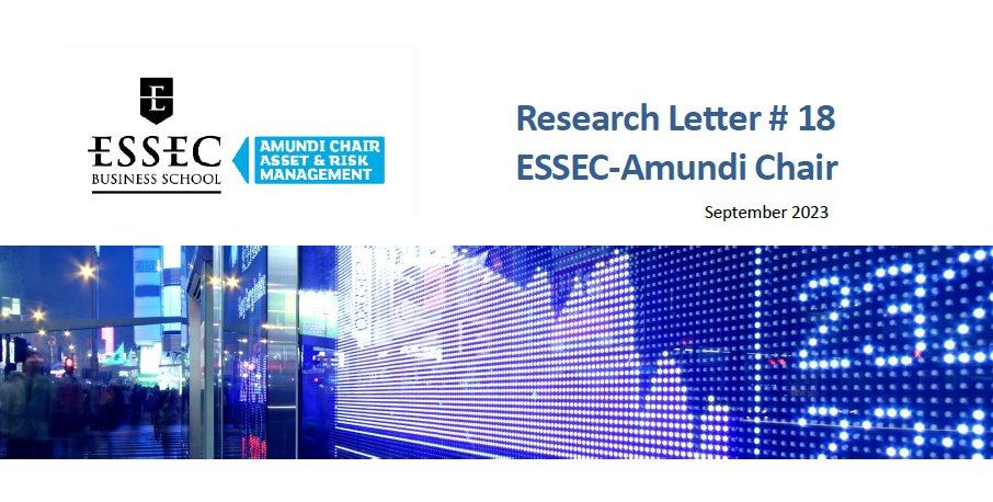 Discover the Research Letter n°18 of the ESSEC-Amundi Chair:  📝"Green Bonds Markets Investors Preferences and Certifications" (Sept 2023) HERE >> essec-amundi-chair.essec.edu/research-lette………
<a href="/Amundi_FR/">Amundi</a> @eurofidai
#Research