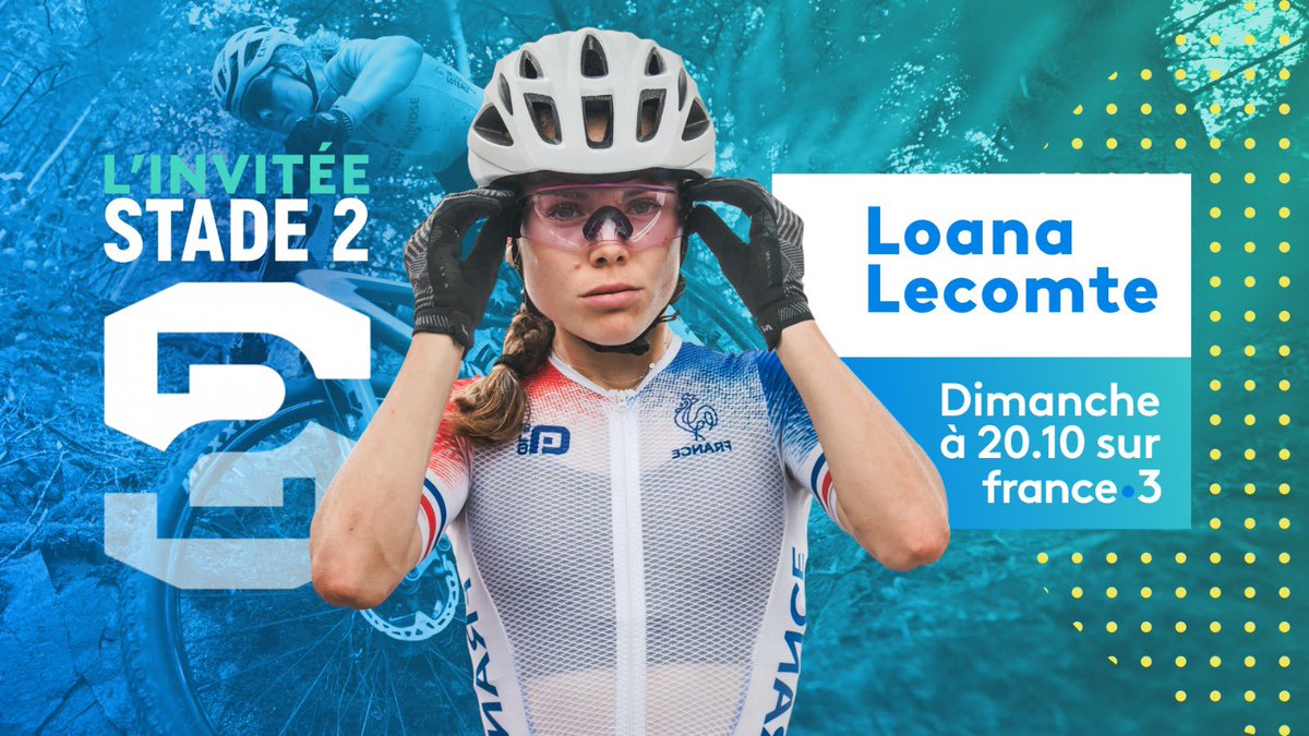 CelineRx's tweet photo. Rdv dimanche pour un nouveau #Stade2 20h10 sur @France3tv avec @LoanaLecomte en invitée 🚴🏻‍♀️🔝✅ https://t.co/WWObSXJRW0