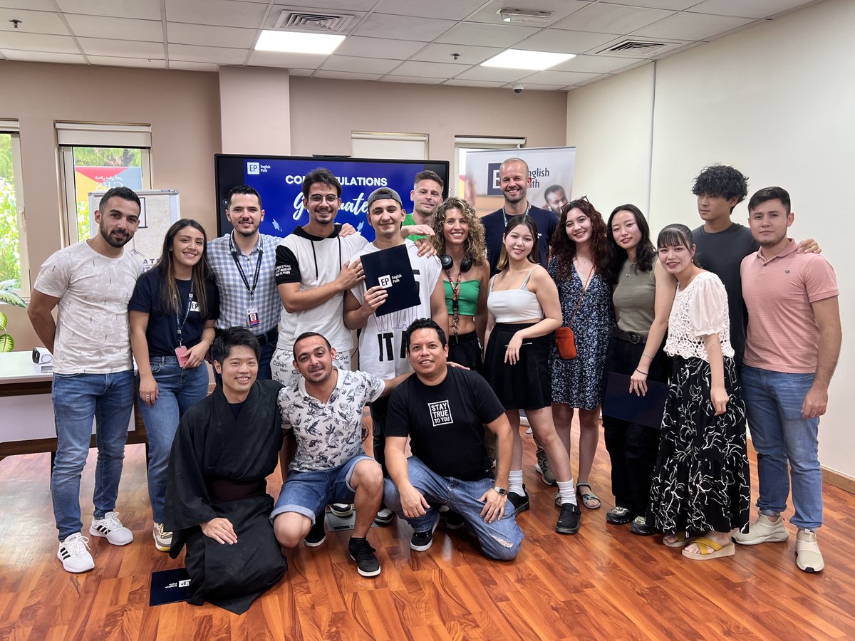 EnglishPathUK's tweet image. Congrats to our EP Dubai graduates! Your hard work has paid off. 

Join us in celebrating their success!⁣
⁣
Ready to begin your own journey? Enrol today and be part of the EP Dubai community: bit.ly/3PMtXUz⁣
⁣
#EPDubaiGraduation #studentlife #Epcommunity #EPMoments