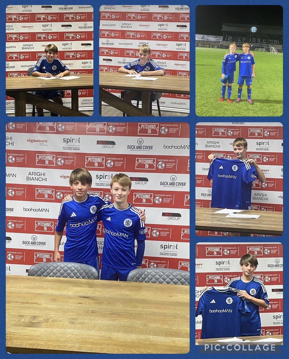 Congratulations to 2 of our players who have signed for Macclesfield Town FC👏🏻 well done boys ! We are all so proud of you 🙌🏻⚽️