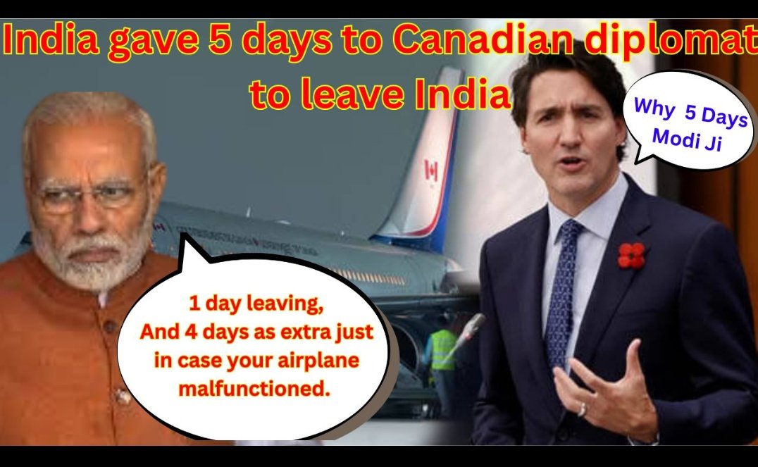 Red_Eye51's tweet photo. This is the main reason "Why India gave 5 days for Canadian diplomats to leave India." 🍃🍃
#CanadianHighCommissioner #JustinTrudeau #CanadianGovernment #CanadianPappu #USA #anotherpakistancanada #SJaiShankar #IndiaCanadaTension #shamelessjustinTrudeau
#IndiaCanada https://t.co/X190b9Ze2X