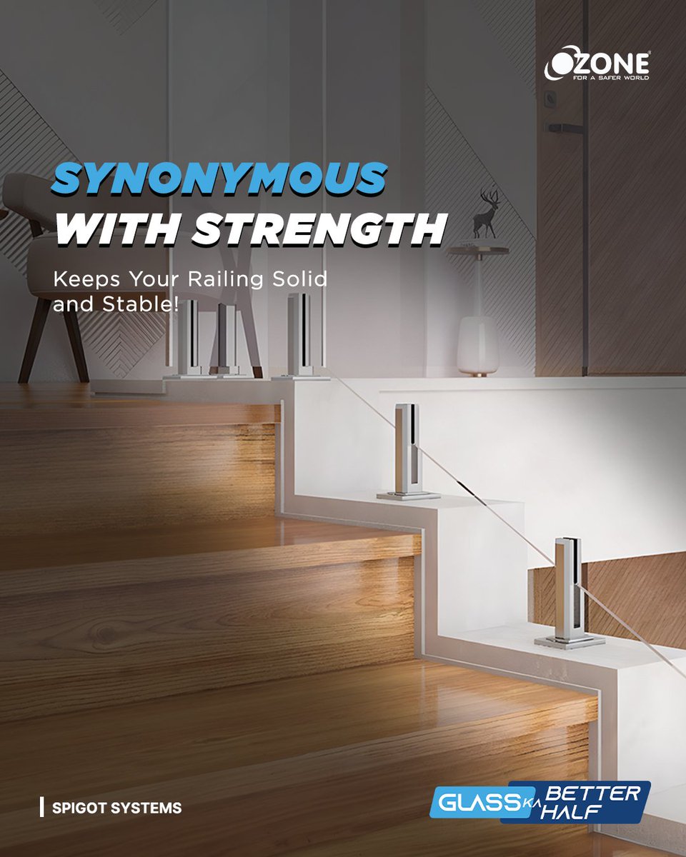 Add strength to your railing systems with Ozone spigot systems. Available in multiple finishes, our spigot systems not only offer stability to your railings but also ensure you won't need to compromise the aesthetic appeal in order to solidify them.

#OzoneHardware #Ozone