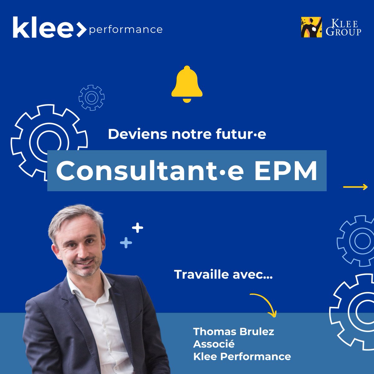 🔔 L'équipe de Thomas Brulez est à la recherche de son·sa prochain·e Consultant·e EPM !​

Rejoins #LaTeamKlee😀​

📌 jobs.kleegroup.com/jobs/3033531-c…

📍 Lieu : Région parisienne, Lyon, Lille, Nantes​
💻 Télétravail hybride​

#Recrutement #emploi #cdi #EPM #Finance #Performance