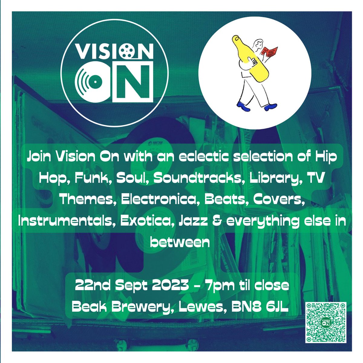 VisionOnMusic's tweet photo. 🔊Tonight y'all 🔊 @TheBeakBrewery

Come along, the 🍻 will be 🤌🏻 &amp; the 🎶 will 👌🏻

#CinematicFunk #Soul #Library #Film #Downtempo #Beats #Electronica #Instrumentals #Jazz #HipHop #Covers and more....

🎷🎺🎸🪕🥁🎤🎧🎼🎹✌️🌼 https://t.co/J4JeM7qxz5