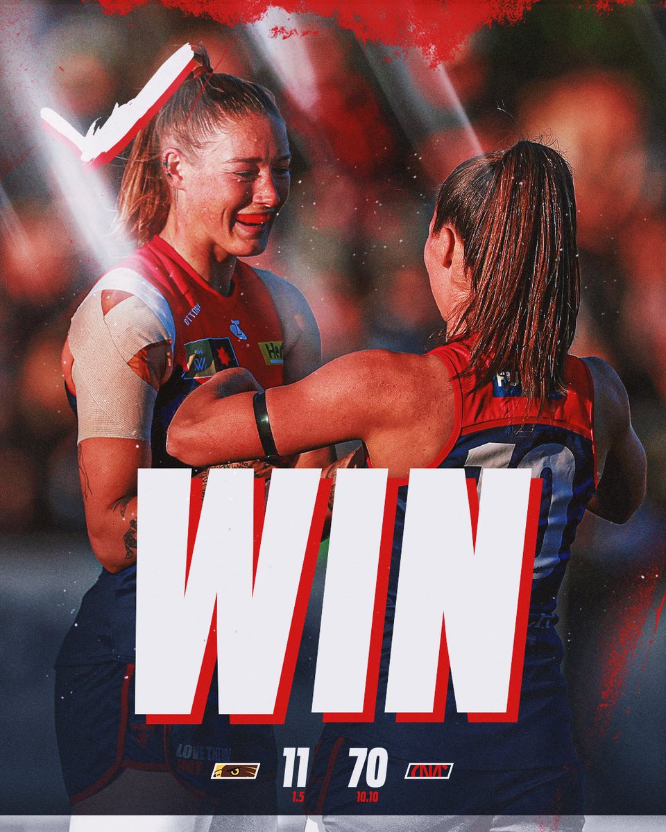Melbourne AFLW tweet media