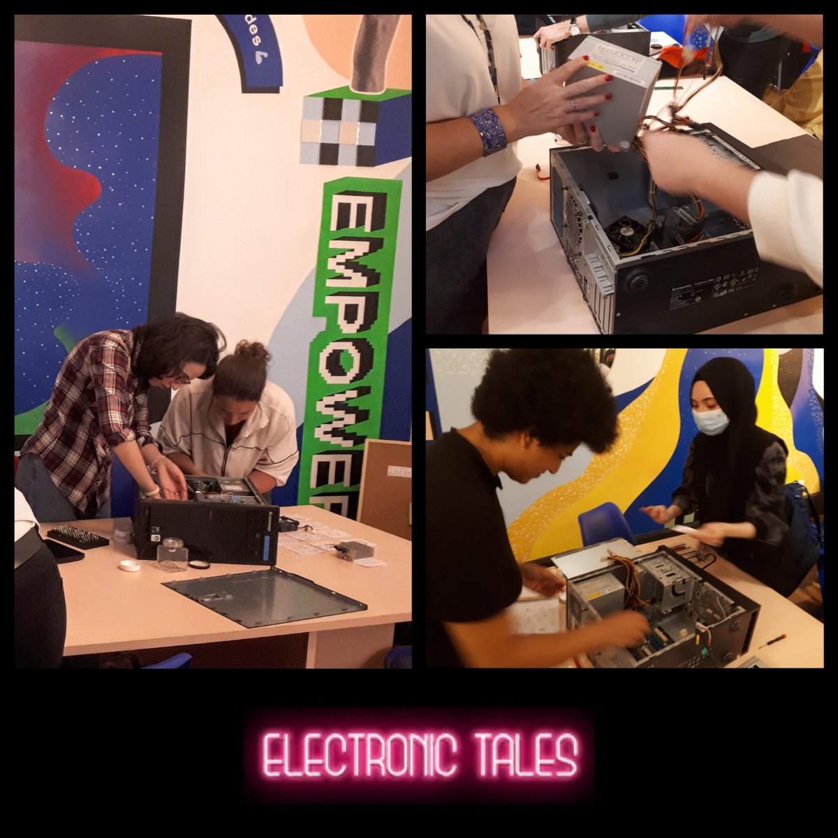 Hier soir on a repris le pouvoir sur nos machines.

Démonter nos ordis pour lutter contre le gatekeeping de notre cher milieu.

Pour éclairer ce que l'Histoire a choisi de ne pas dire.

Un merci interstellaire à tou·te·s les participant·e·s✊✊🏿✊🏼

#WomenInTech #queerTech