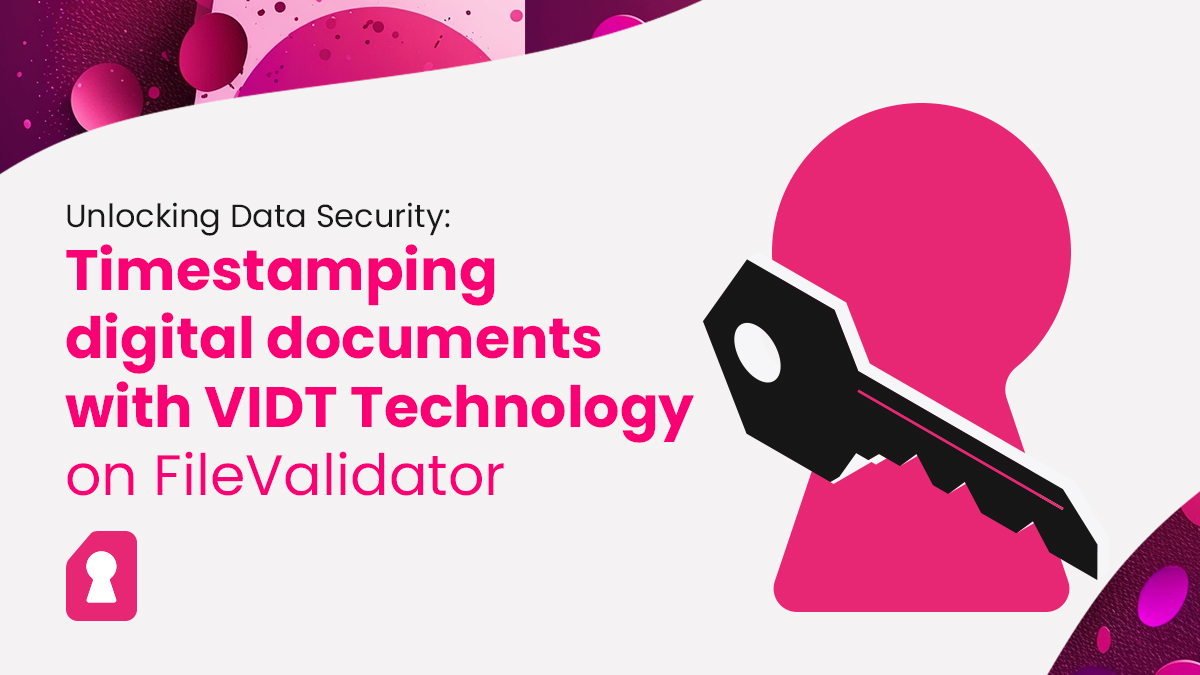 FileValidator's tweet image. 🌐 In a digital world, data integrity and originality are key. 🔐  #FileValidator uses VIDT tech to #timestamp your important files on the blockchain, ensuring their authenticity and security.

It&apos;s like having your own digital notary, just easier to access! 🖊️