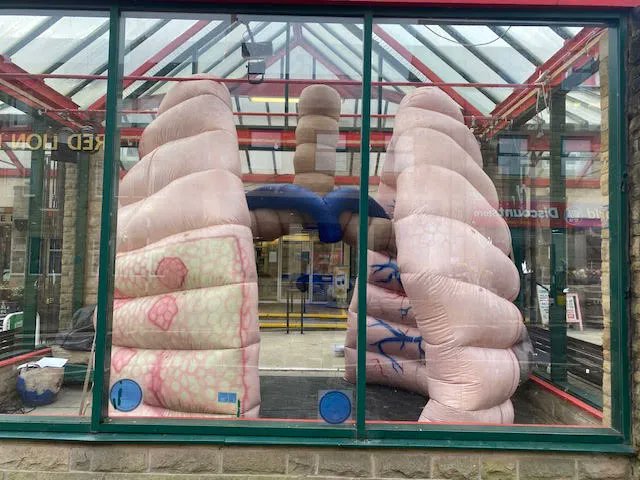 Roy_Castle_Lung's tweet photo. Our team is at Colne Market in #Colne today to promote the Targeted Lung Health Check programme.
Make sure to pop down, see the mega lungs, say hi to the team and get to know your lungs better 🫁 https://t.co/jCqTg72NcN