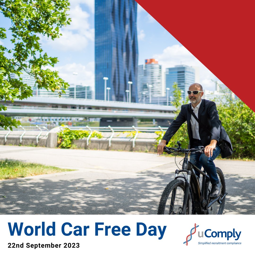 uComply's tweet photo. Happy #WorldCarFreeDay23! 
Here at uComply we are always keen to reduce our green footprint so we will be supporting this initiative today 
How will you be travelling on #WorldCarFreeDay? https://t.co/6wqokYB01L