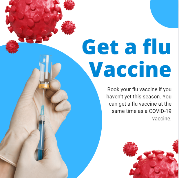 We still have many opportunities for you to book with us for your free Flu and COVID vaccination! Please get in touch with us today!