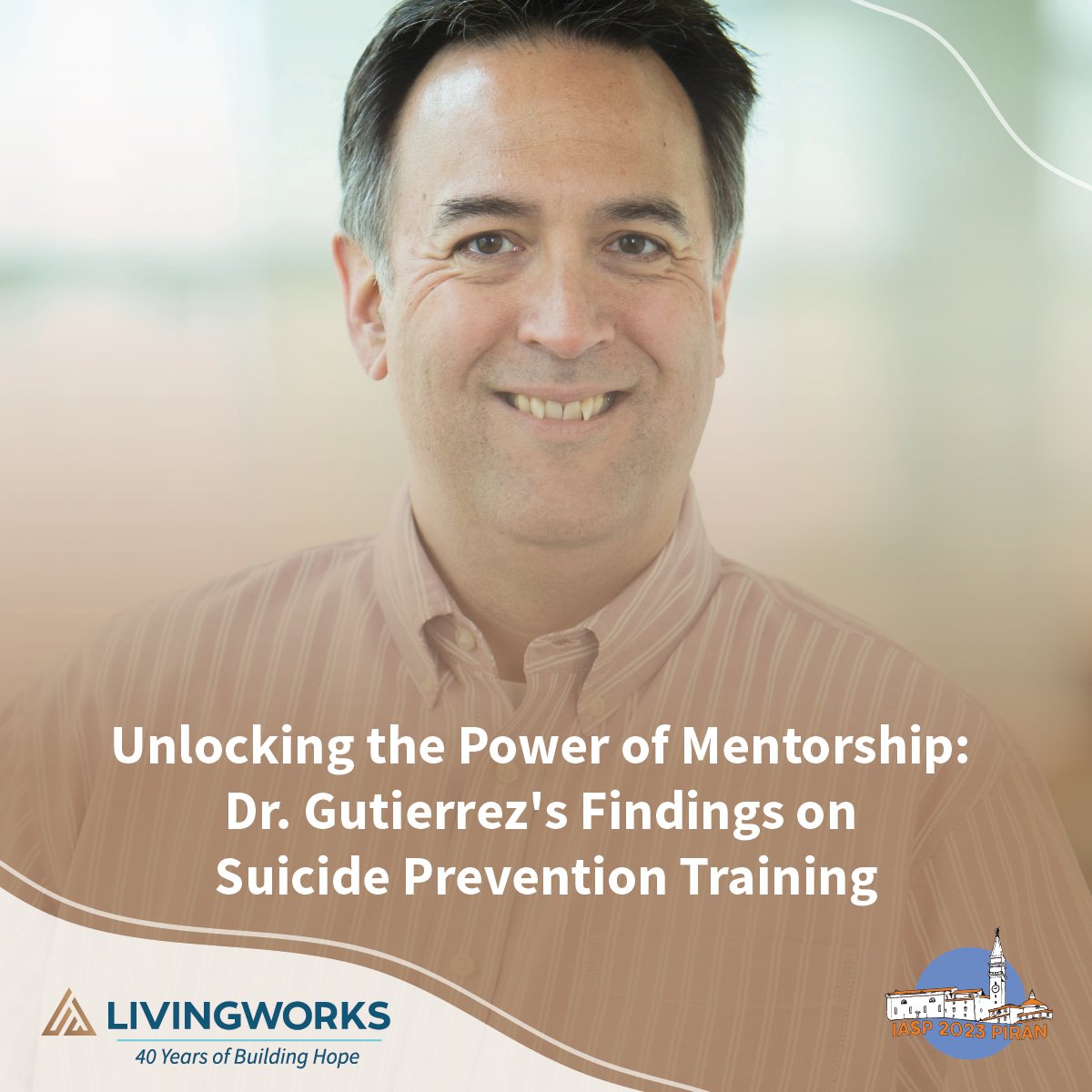 Day 3 at #IASPPIRAN2023: Dr. Peter Gutierrez delved into the US Coast Guard's program evaluation study, uncovering the impact of mentorship on #SuicidePrevention training with #LivingWorks safeTALK and LivingWorks ASIST programs.