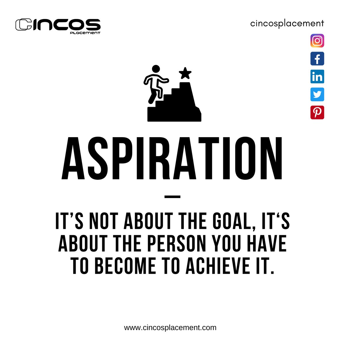 Becoming Better, One Goal at a Time.

#Aspiration #PersonalGrowth #GoalSetting #SelfImprovement #AchievementJourney #MotivationMonday #TransformationalGoals #qotd #cincos #INDvsAUS