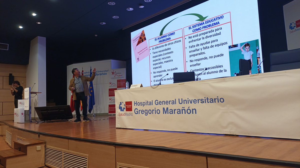 Seguimos con la ponencia: «Autismo y contexto escolar. Apoyos para promover aprendizajes y bienestar emocional».

👉Daniel Valdez González, Asesor Técnico de la Fundación Quinta. 

"No puedo diseñar los apoyos si no tengo en cuenta el contexto de cada alumno/a".
<a href="/info_quinta/">Fundación Quinta</a>