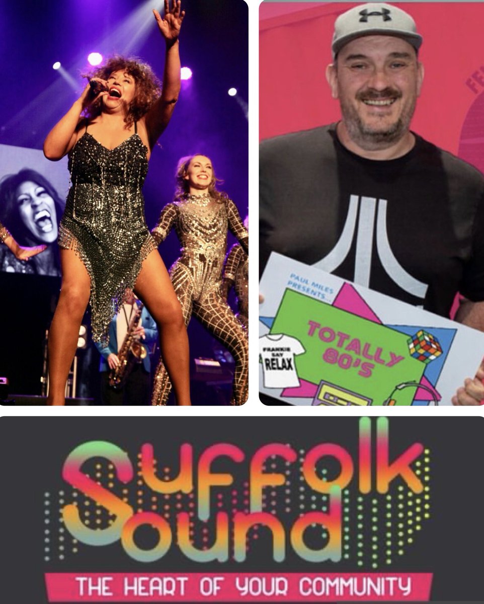 paulmpresents's tweet photo. Tonight on the show Totally 80s meets Totally Tina join me
6-8pm on @Suffolk_Sound when I'll be speaking to @JustineRiddoch Aka @TotallyTINAUK about her upcoming show tomorrow night at @PrincesTheatre don't miss it #totally80s #totallytina #suffolksound https://t.co/MQ7fbVWbBO
