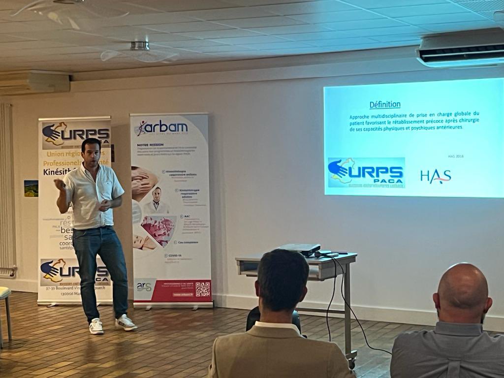 Belle soirée hier à digne pour sensibiliser les Kines à la prise en charge RAAC en chirurgie orthopédique avec <a href="/ARSPaca/">ARS Paca</a> <a href="/URPSMK/">URPS MK PACA</a> <a href="/ArbamPaca/">ARBAM PACA Corse</a>