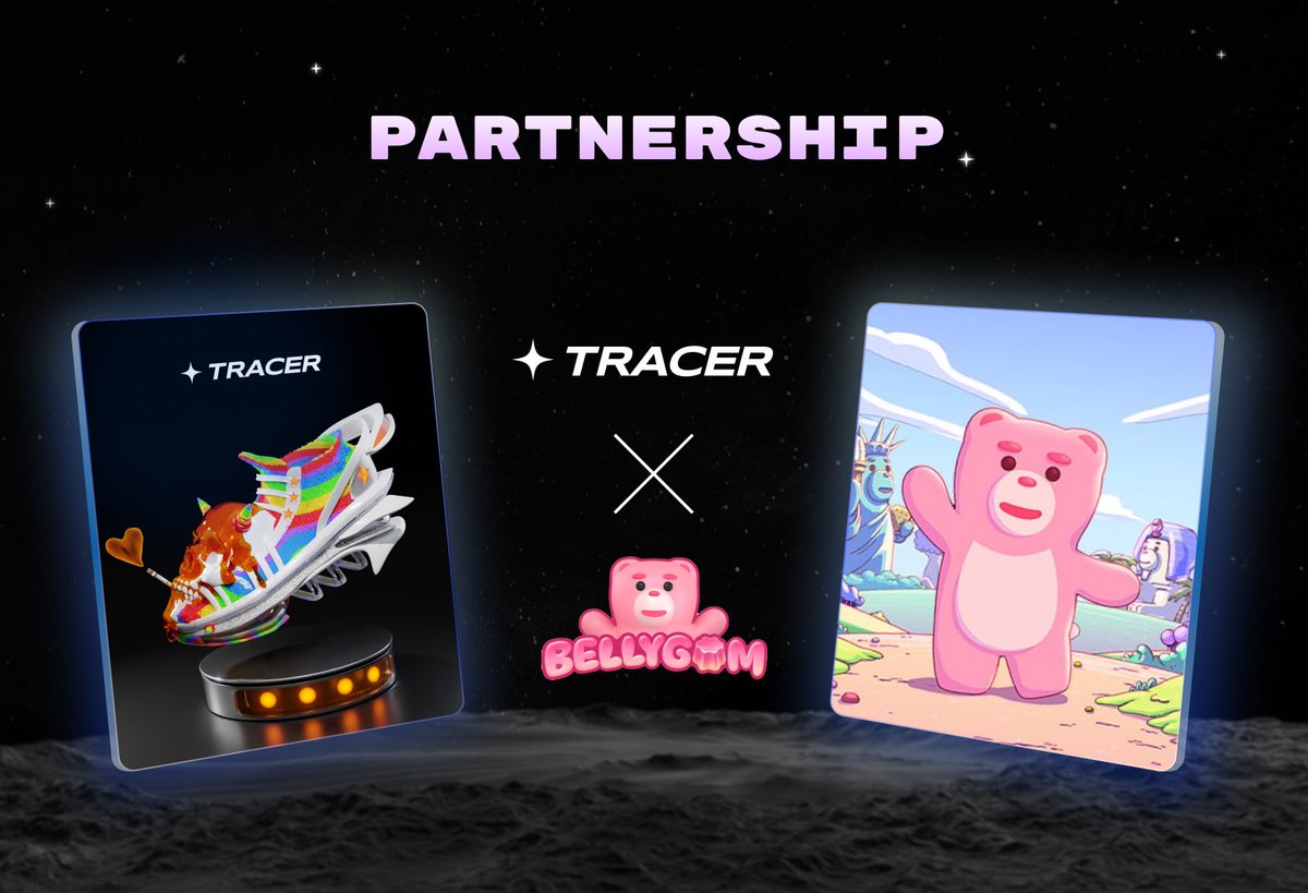 We are pleased to announce that it partnering with <a href="/bellygom_nft/">BellyLand</a> 🔥

Stay tuned for close collaboration between <a href="/Official_Tracer/">TRACER</a> and <a href="/bellygom_nft/">BellyLand</a>! 🚀

Celebrates this partnership, we will be hosting an event. Plz join ☺️

🎁Belly Land NFT 5
🔗 gleam.io/zVw6j/bellygom…

⏰~Oct 3rd