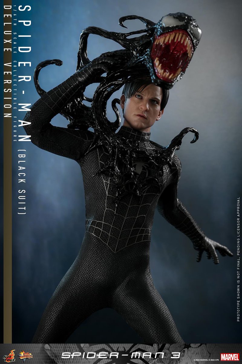 【Spider-Man 3 - 1/6th scale Spider-Man (Black Suit) Collectible Figure (Deluxe Version)】
#SpiderMan #BlackSuit #TobeyMaguire #BlackSuit #SpiderMan3 #Marvel #HotToys  #ホットトイズ