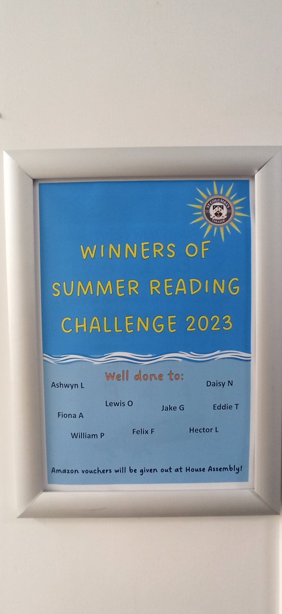 It has been such a pleasure to come back to school and be inundated by our students' book reviews! Huge well done for your commitment over the Summer. Every winner will receive an Amazon voucher.
Stay tuned: Halloween challenge coming up in October half term 🎃