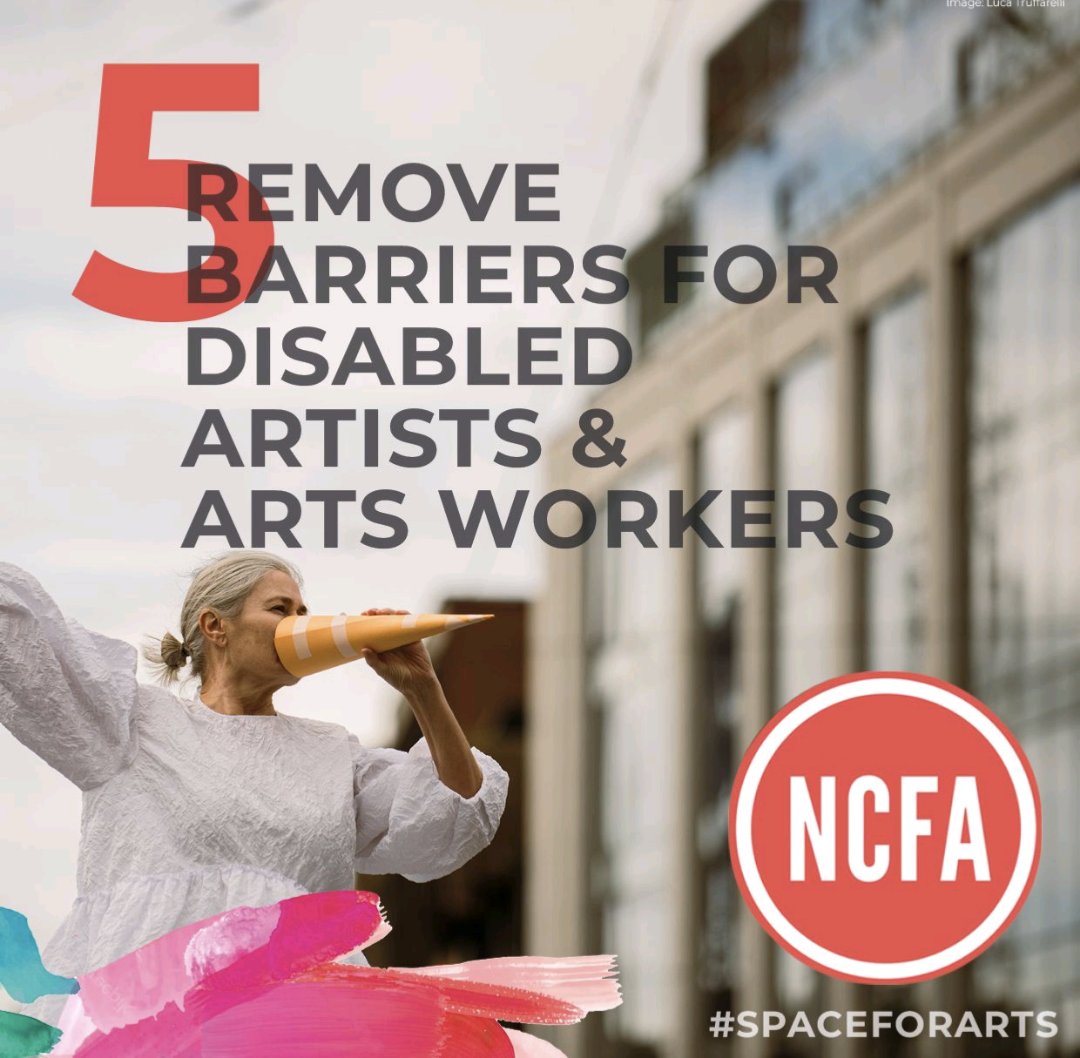 #SpaceforArts #Budget2024

Responding to our 2023 EDI survey, our members highlighted insufficient accommodation for a physical disability & stigma around neurodiversity. We urge @artscouncil_ie to advocate for equitable access to artistic careers & work.

bit.ly/3ZvmZ9x