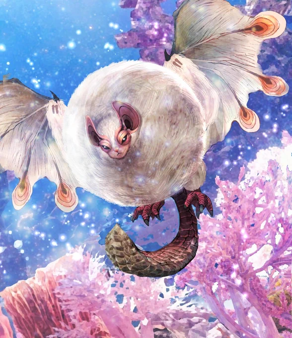 浮空竜 パオウルムー#MonsterHunter #ライスのファンアート 
