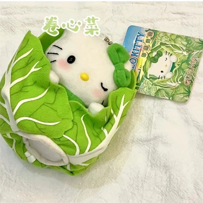lovesickdoe's tweet photo. hello kitty cabbage plush https://t.co/kdFnP72n8x