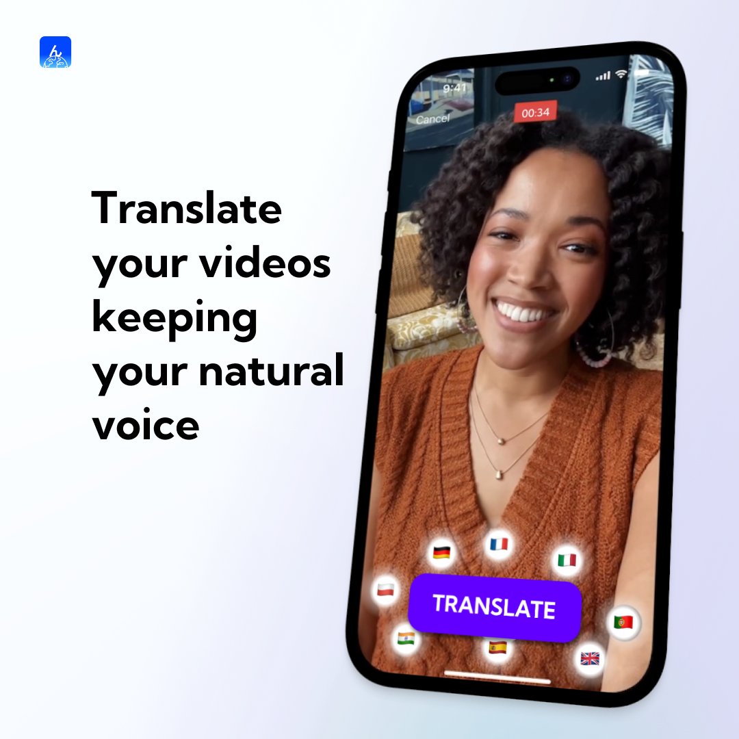 Hello8ai's tweet photo. We're about to launch 🎉 the first #iOS and #Android app that can translate your videos into any other language.

We're not talking subtitles. See yourself speaking other languages!

#lipsync #AI #translate #contentcreation

@gary_offbeat https://t.co/OxWOOxmlc8