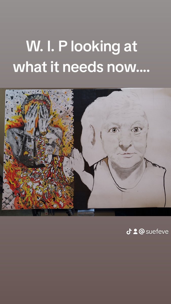 My newest piece...... I've already walked through hell