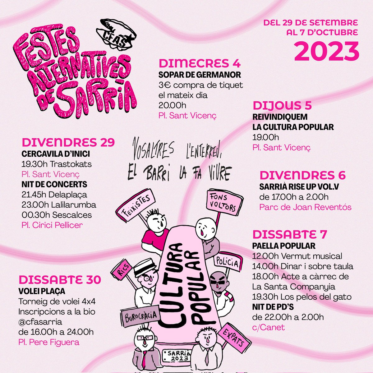 Festes Alternatives de Sarrià tweet media