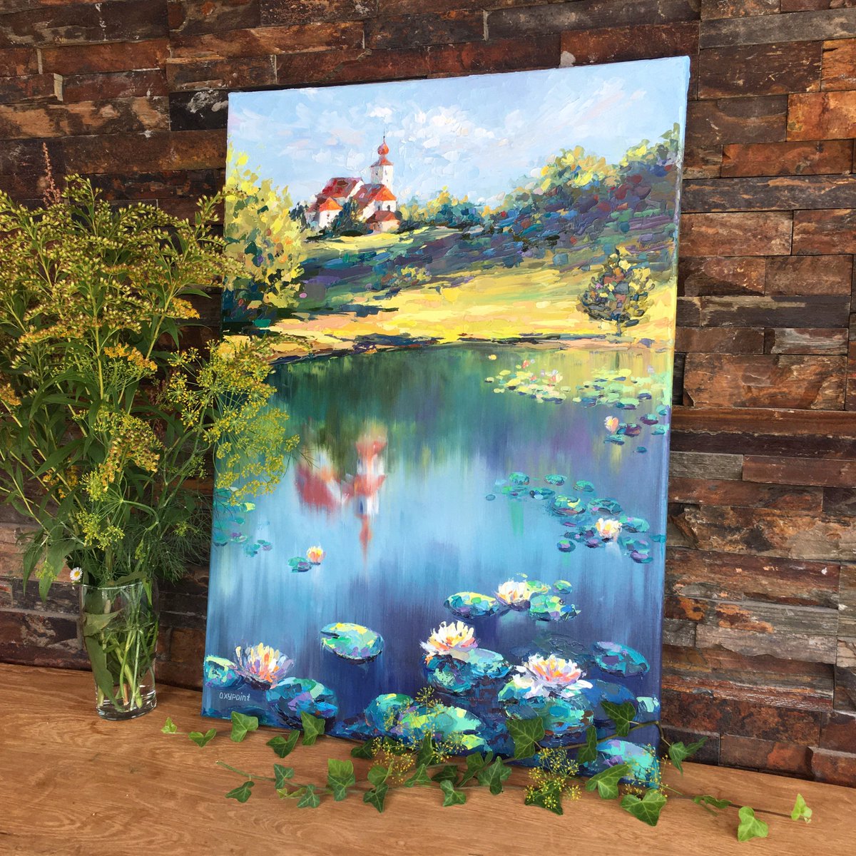 OXYPOINT_ART's tweet photo. “Lake Dežno. Podlehnik”, oil on linen
50x70 cm (19.68x27.55 in)
The picture is painted with a pallete knife. #artist #draw #drawing #contemporary #art #pintura #paintings #artgallery #oilpaint #oilpainting #impressionism #expressionism #haloze #slovenia #madeinslovenia https://t.co/l6Giyi4chl