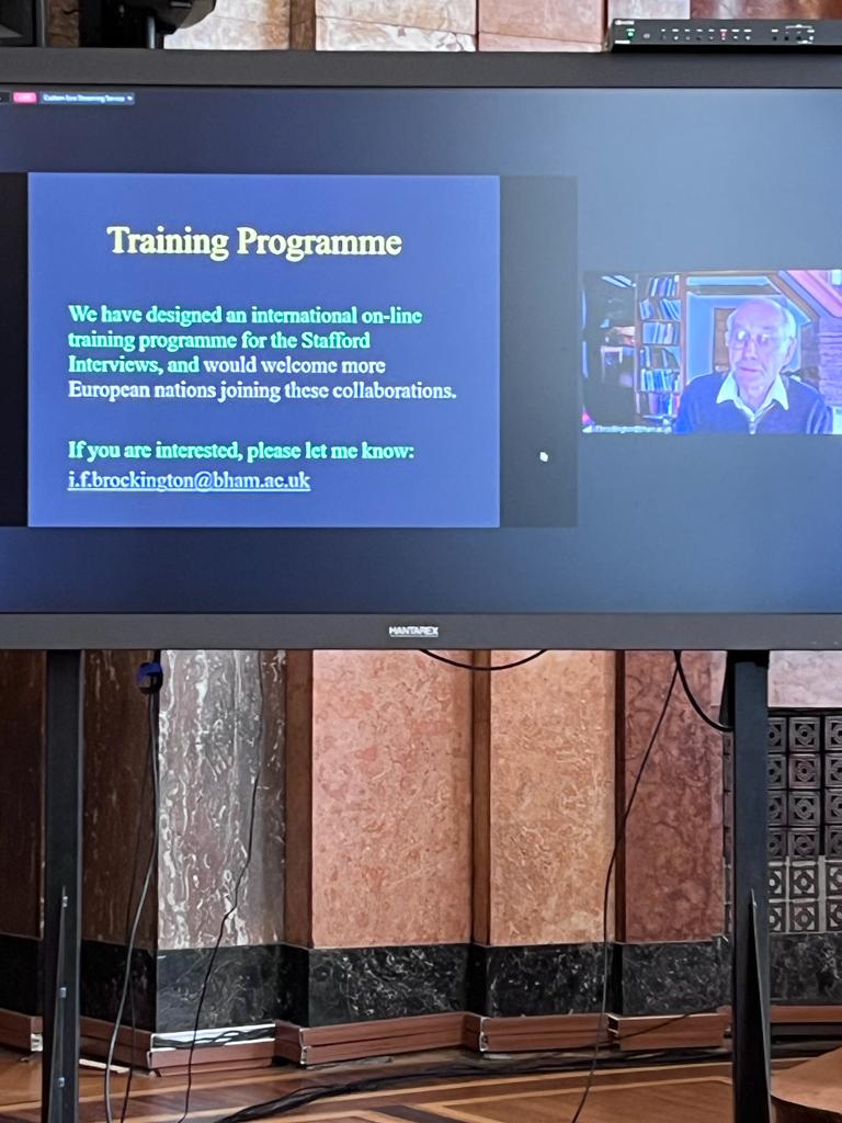 RiseupPPD's tweet image. Still from our 1st DAY! It was a pleasure to have a very special keynote speaker Ian Brockington discussing “Past and current state of the art in PPD”! 
 #COSTAction #peripartumdepression 
 #riseupppd2023 #maternalMHmatters #maternity #internationalconference