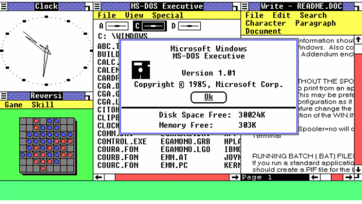 ZooshDigital's tweet photo. Microsoft was first founded in 1975 and it was November 1985 where the first ever release of #MicrosoftWindows, Windows 1.0, a 16-bit system that was an extension of their existing disk operating system (MS-DOC) was launched

#techfacts #microsoft #technology #didyouknow #funfact https://t.co/SFXQKnOl00