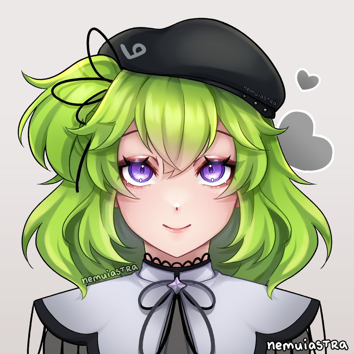 wanted to do a quick color excercise, and since  I've been wanting to draw her, I used #VGenie (<a href="/_VGen_/">VGen ✨ comms made easy</a>  's mascot). isn't she a cutie? ⸜(*ˊᗜˋ*)⸝