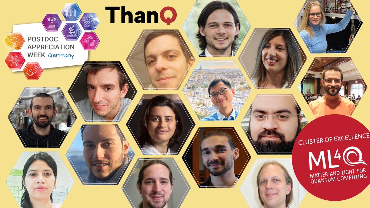 ML4Q_cluster's tweet photo. We wish you all the best and hope this career stage is one of your favorites.
#Postdoc_Appreciation_Week
#PAW_Germany
More on our blog: https://t.co/qpv69g6mlu https://t.co/nElHqJIMu9