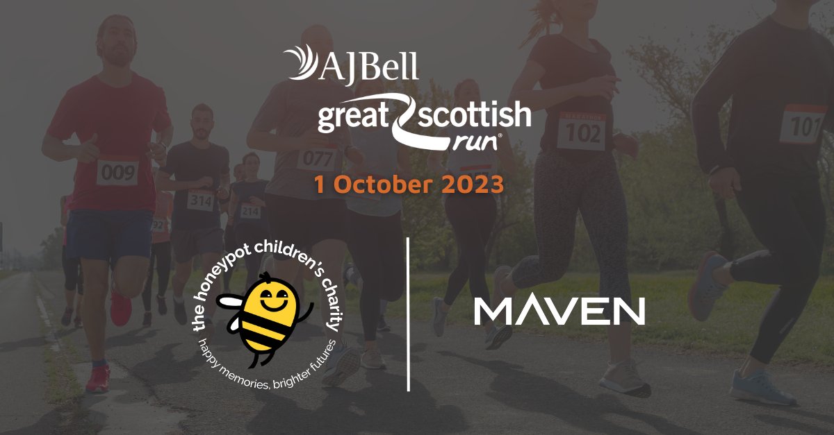 A team of eight enthusiastic individuals from our Glasgow office are gearing up for this year's Great Scottish Run, raising funds for Maven's charity of the year, @Honeypotcharity 🐝🏃‍♀️

Read more 👇

hubs.ly/Q0235frF0

#GreatScottishRun