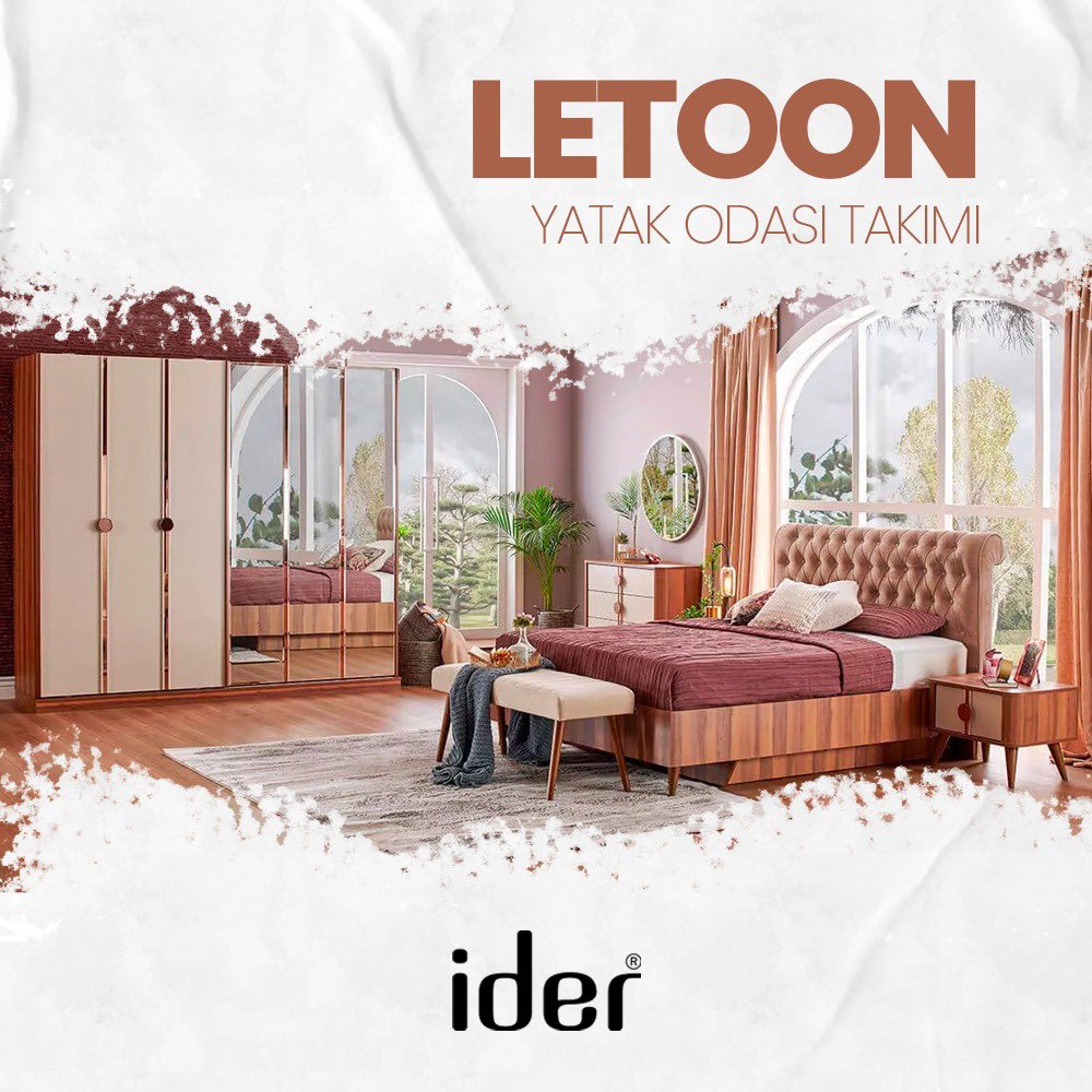 Gece boyunca en iyi uykuyu alabileceğiniz Letoon yatak odası takımını şimdi incelemek için mağazalarımızı veya web sitemizi ziyaret edebilirsiniz.

#idermobilya #yatakodasıtakımı #evinizinherkaresi