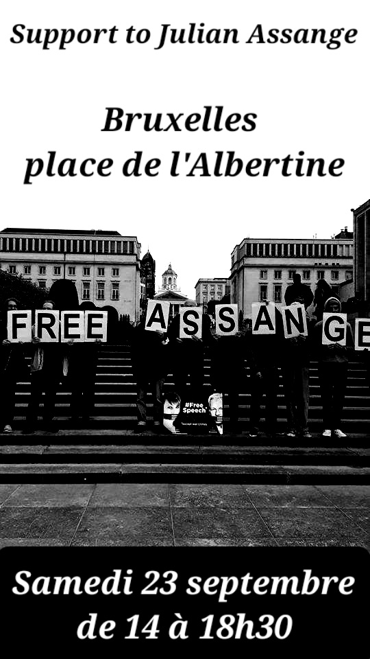 Grand événement pour #Assange demain samedi à #Bruxelles à partir de 14h.
Avec des prises de parole de : @ClareDalyMEP @Ludodb @deepa_driver @engelvincent @Steph_and_me @ChrisLynnHedges @JohnYJo73355628 @peter_mertens @wallacemick...
Plus d’infos ici :
facebook.com/events/8167282…