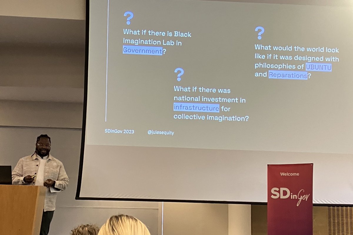 jallen300's tweet image. Equity-centred design.

...

Powerful provocations from @Julesequity for the #govdesign community. #SDinGov