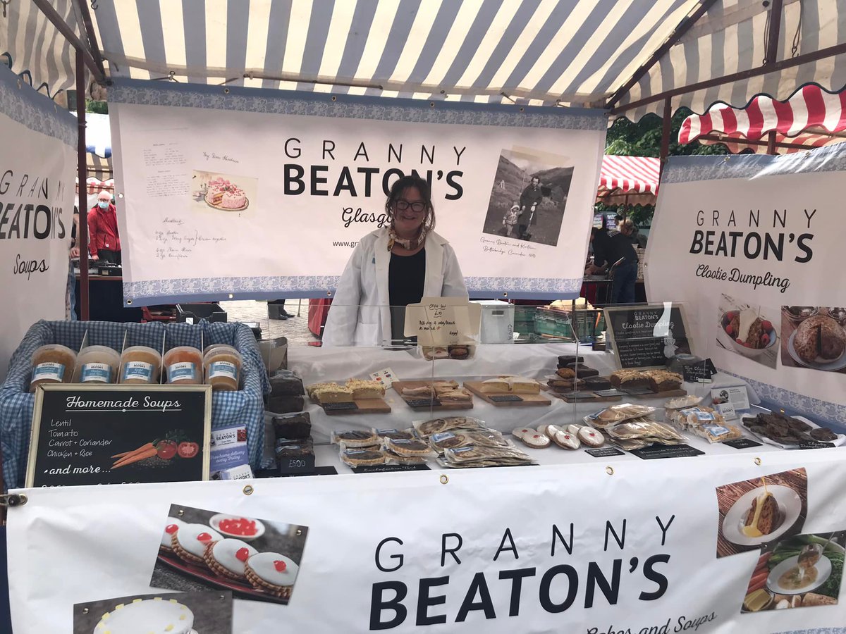 Partick  Farmer's market is back tomorrow, 10.00am to 2.00pm.  If you fancy a  wee box of cakes or a stash of soups for the freezer, you know where to find me! @GlasgowMarkets