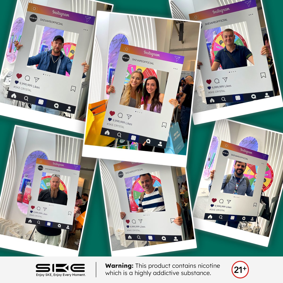 skevapeofficial's tweet photo. 📸✨ Making memories in ##intertabac with our incredible fans! 🙌
Thanks to of you for striking a pose with our #SKE Insta-frame! ❤️ Let's keep these good times rolling! 🎉
Warning:You must be 21+
#skevape #skecrystalbar #crystalbar #vaporwave #disposable #intertabac https://t.co/n0uUBzRzpa