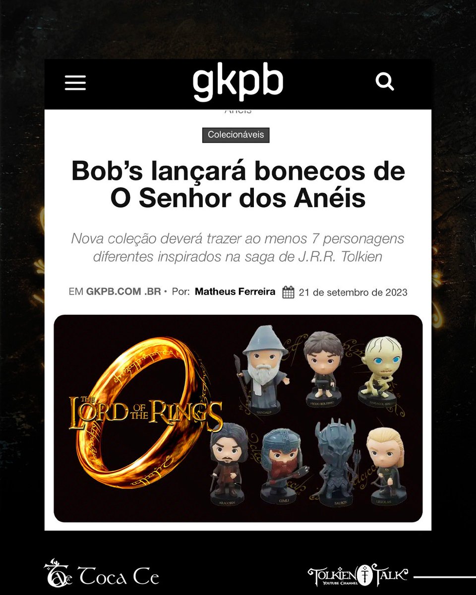 Bob's  Senhor dos anéis será a melhor campanha do ano no Bob's 