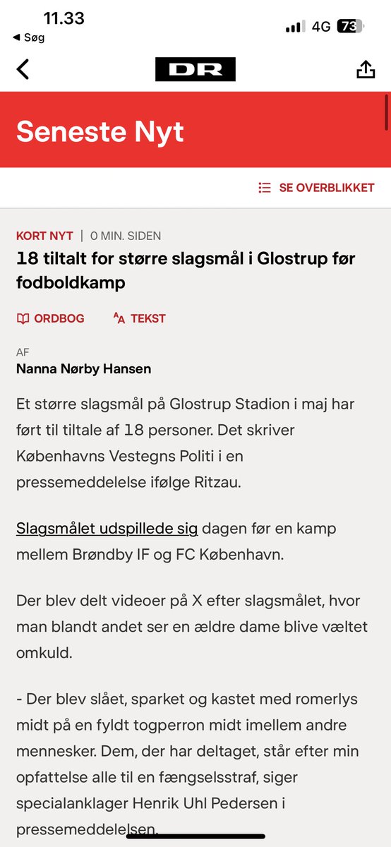Denne her overskrift kunne simpelthen på ingen måde formuleres anderledes @DRNyheder ?  
#fcklive