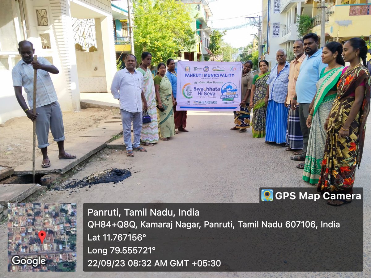 CommrPanruti's tweet photo. panruti Municipality swachhata Hi seva  drainage cleaning  
  #IndiaVsGarbage #SwachhBharatMission
@SwachhBharatGov
@Chengalpet_PIU
@CMAChennai
@MoHUA_India
@Secretary_MoHUA
@RoopaMishra77
@mygovindia
@SDMeena_IAS
@mawsTamilnadu https://t.co/vU4RFvokNG