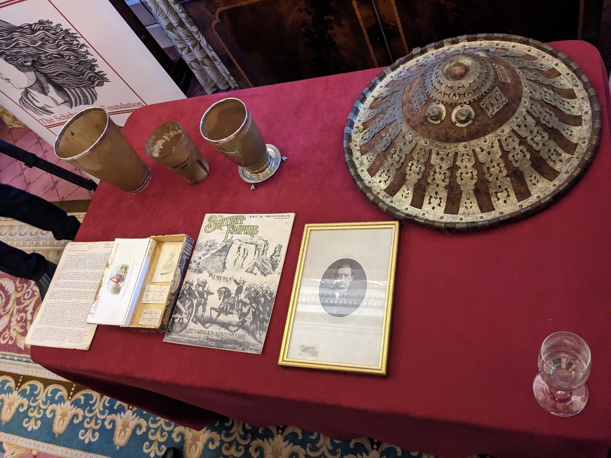 lootplunder's tweet photo. An extraordinary event. The return of a plundered Ethiopian Tabot, three plundered cups and ... a lock of Prince Alamayu's hair (with a lock of Captain Speedy's hair)  Organised by the @ScheherazadeThe at @TheAthenaeum1. Read on for details of the celebration service on Sunday https://t.co/bsLDneJc1L