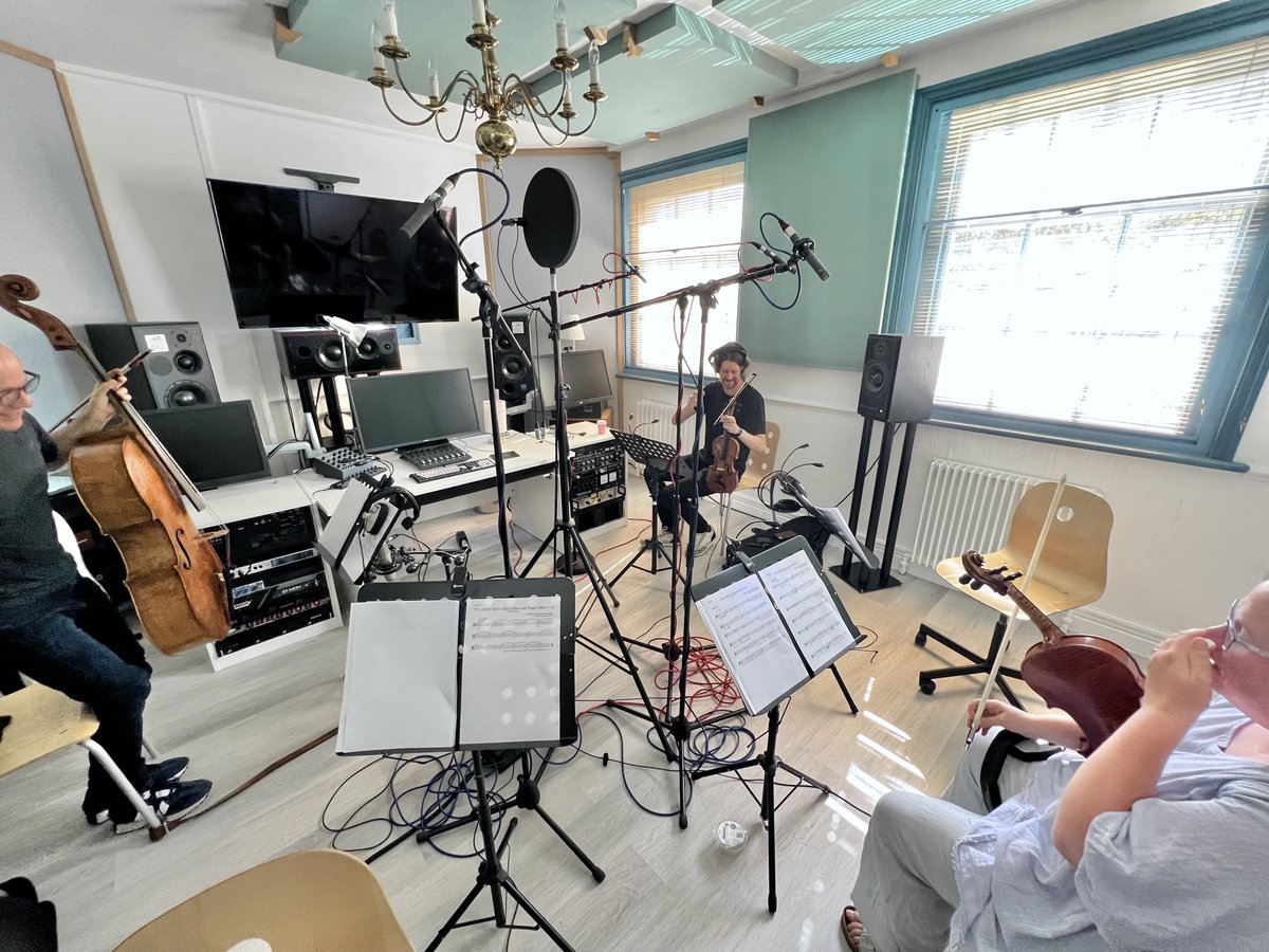 domscherrer's tweet image. Dream quintet line-up.

#recordingsession