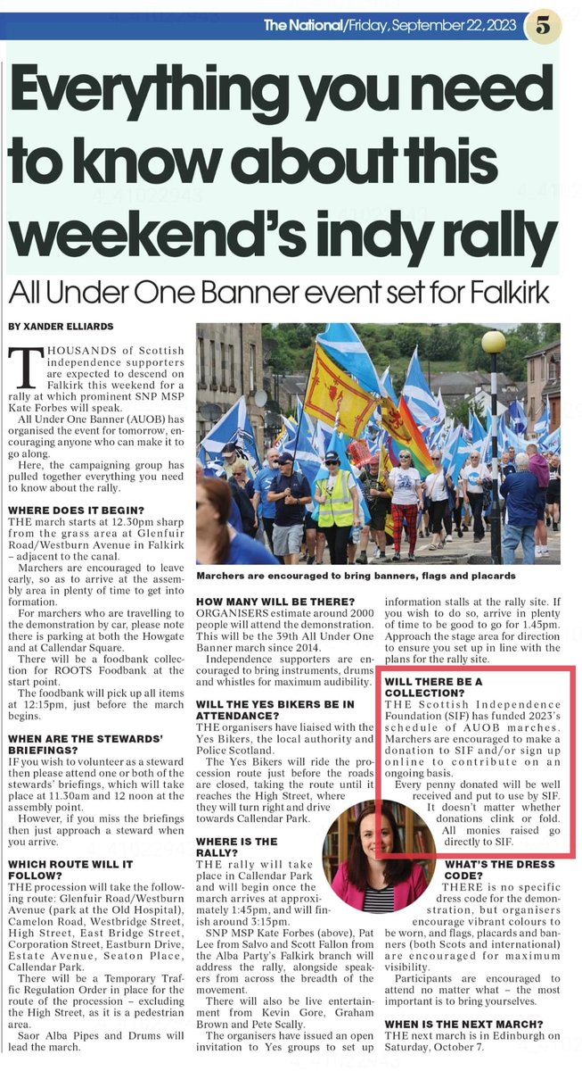 AgentP22's tweet photo. Everything you need to know about this weeks #AUOBFalkirk independence march.
No effort is ever spared to fleece gullible independence supporters. https://t.co/gEUDxivqnY