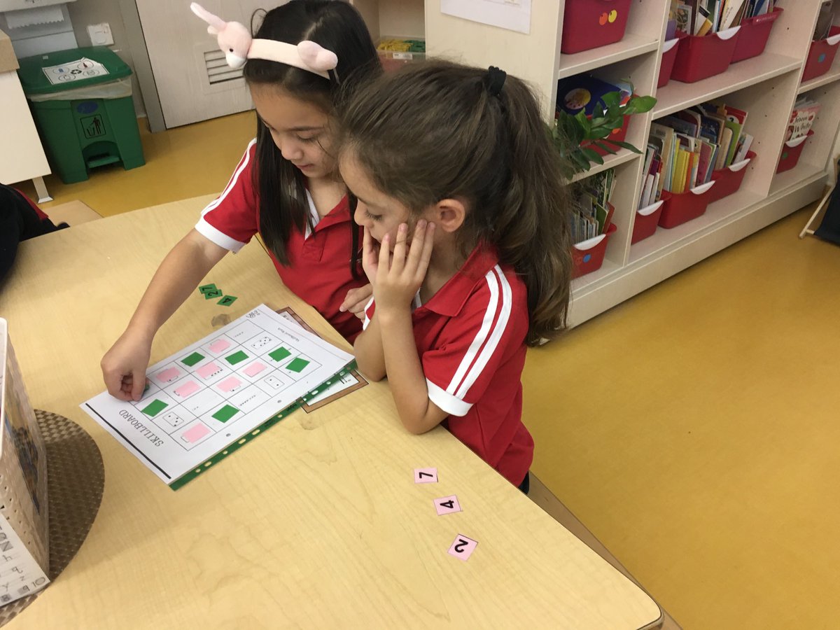 ClareHibbard's tweet image. Showing our mathematical thinking using Marcy Cook skill boards to support our number work ⁦@DAAElementary⁩ ⁦@gems_daa⁩